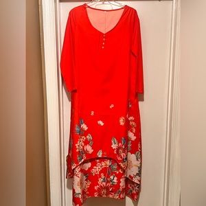 Women’s kimono style dress.